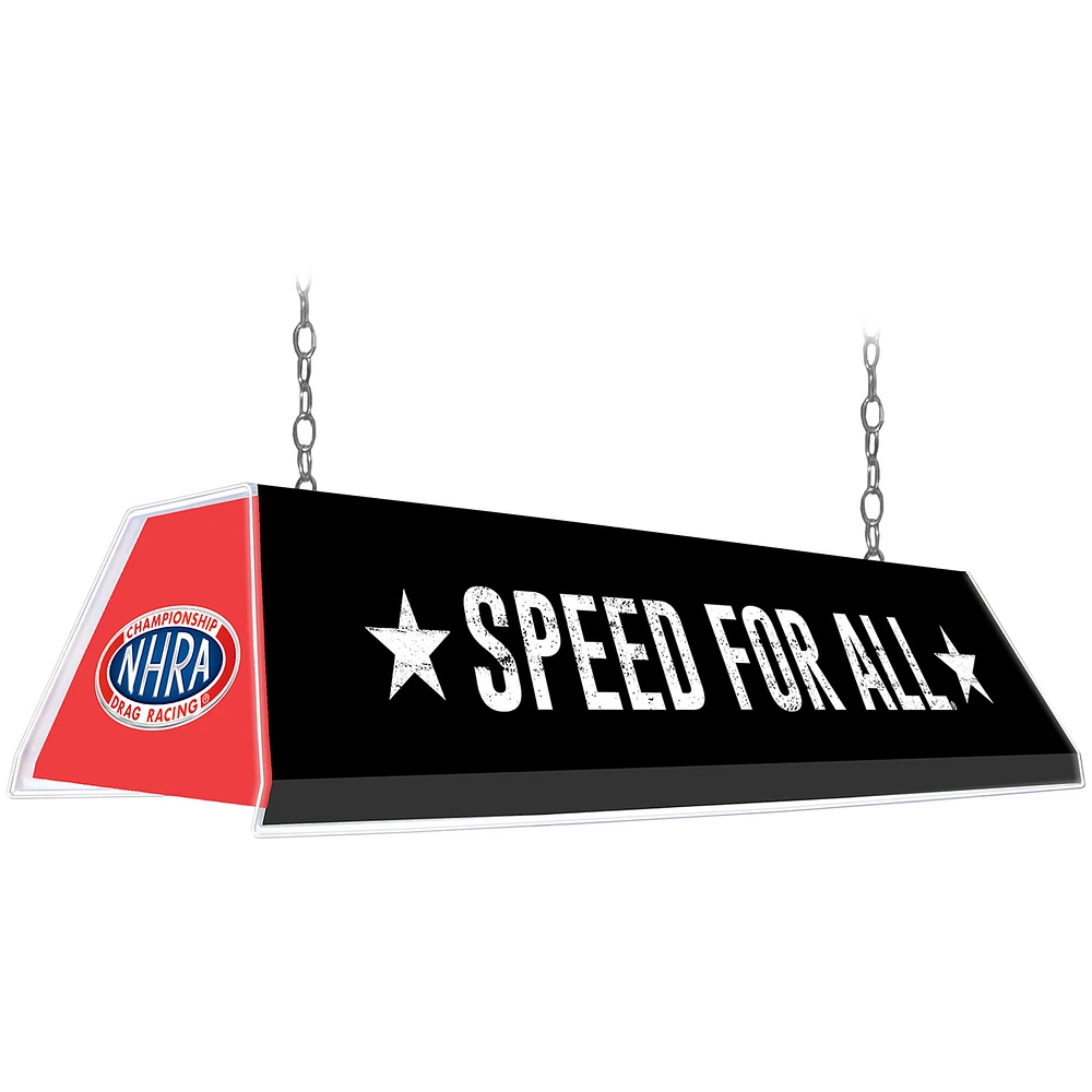 NHRA Speed For All 46" x 13.5" Edge Glow Pool Table Light