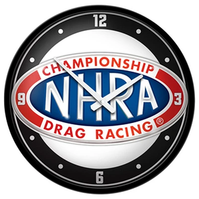 NHRA Championship Drag Racing 17.5" Modern Disc Wall Clock