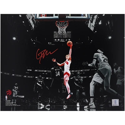 Gradey Dick Toronto Raptors Autographed 11" x 14" Spotlight Photograph