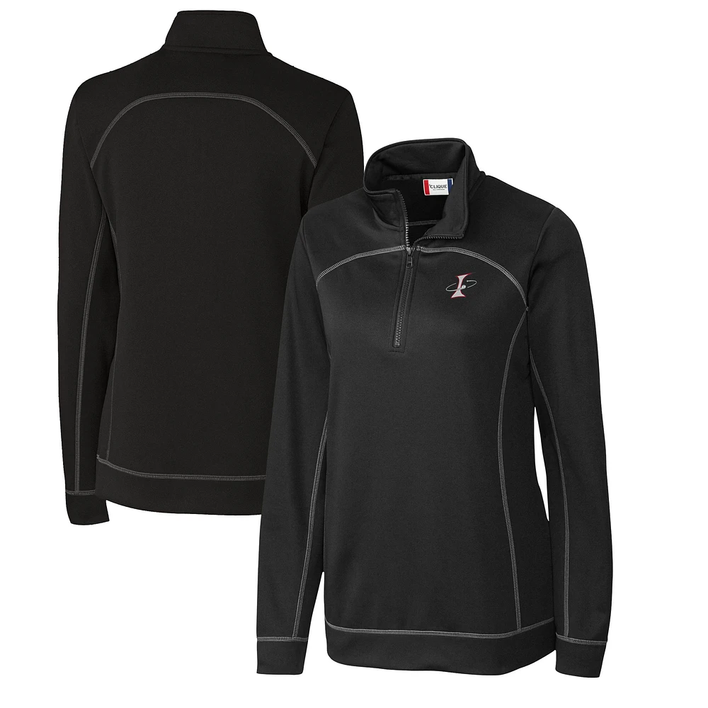 Women's Cutter & Buck Albuquerque Isotopes Clique Helsa Performance Half-Zip Sweatshirt