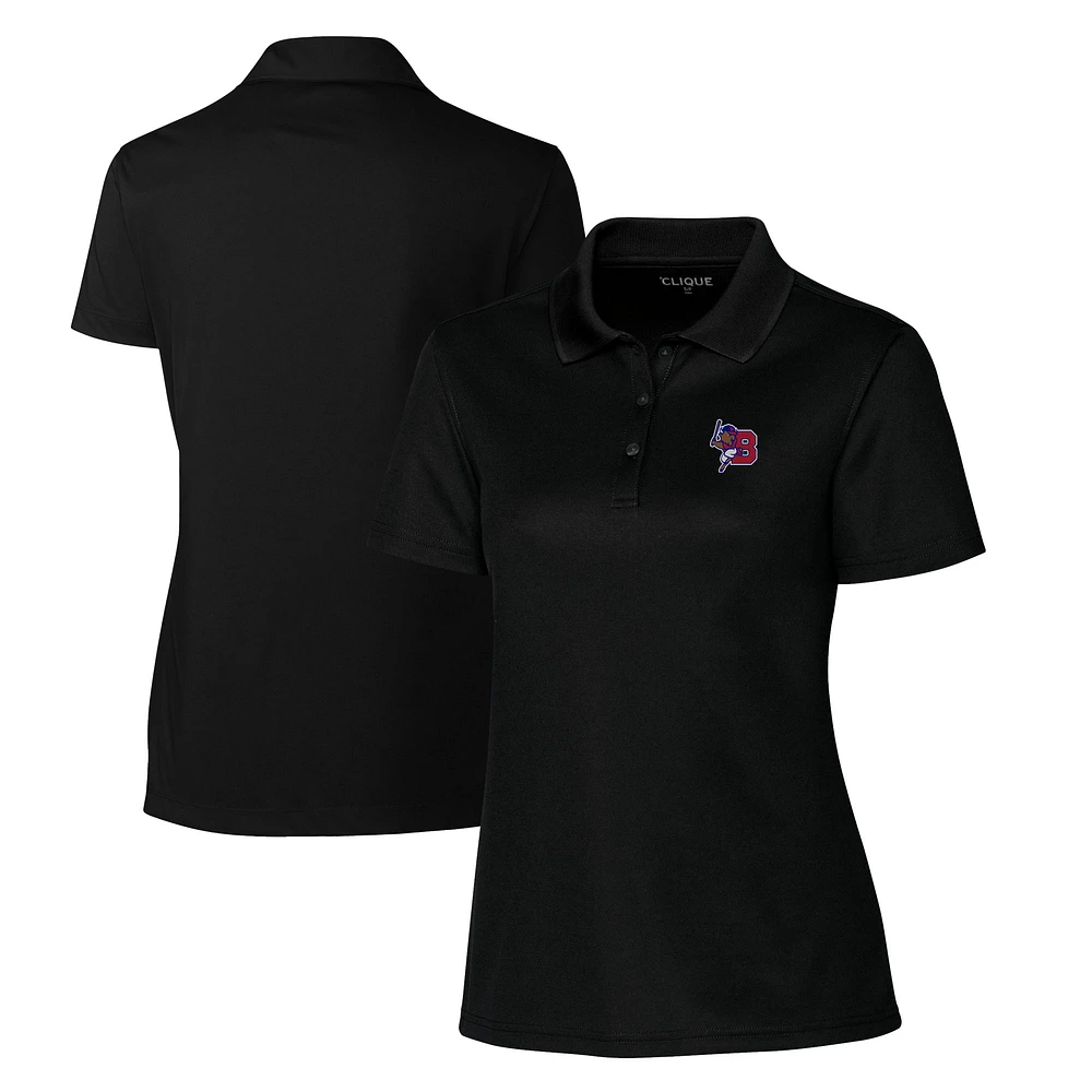 Women's Cutter & Buck Buffalo Bisons Clique Spin Eco Performance Pique Polo