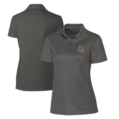 Women's Cutter & Buck Steel Durham Bulls Clique Spin Eco Performance Pique Polo