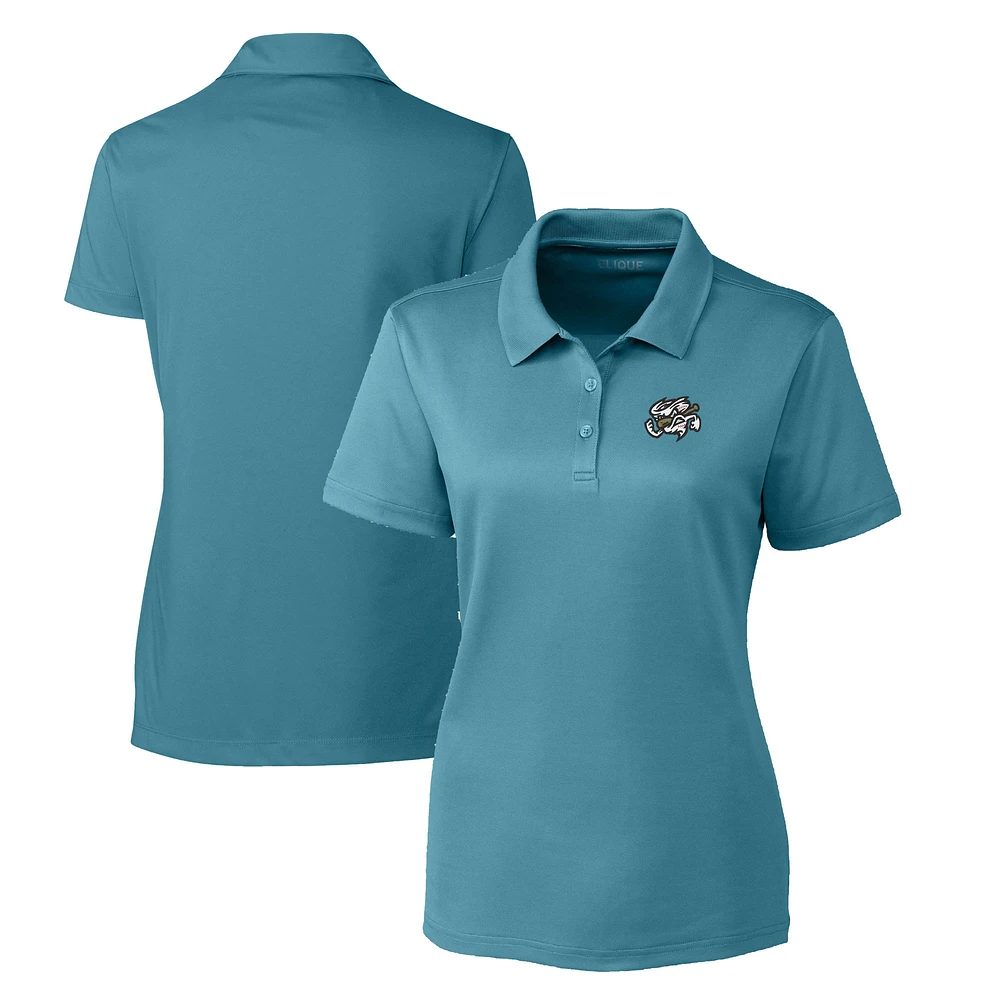Women's Cutter & Buck Omaha Storm Chasers Clique Spin Eco Performance Pique Polo