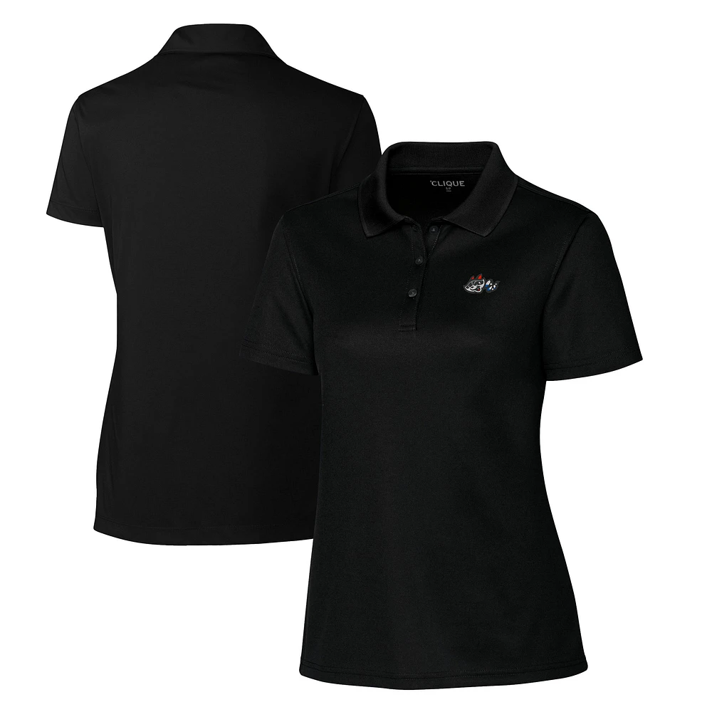 Women's Cutter & Buck Rocket City Trash Pandas Clique Spin Eco Performance Pique Polo