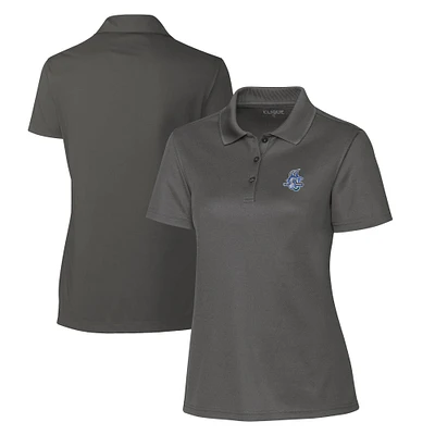 Women's Cutter & Buck Steel Hartford Yard Goats Clique Spin Eco Performance Pique Polo