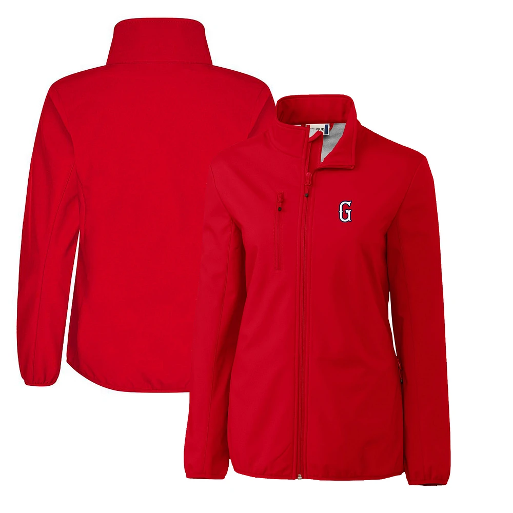 Women's Cutter & Buck Greenville Drive Clique Trail Stretch Softshell Full-Zip Jacket