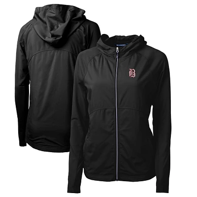 Women's Cutter & Buck Birmingham Barons Adapt Eco Knit Hybrid Recycled Raglan Full-Zip Jacket
