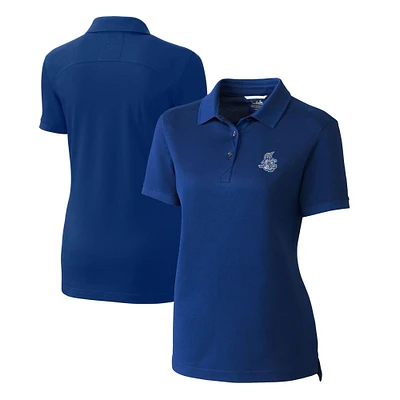 Women's Cutter & Buck Blue Hartford Yard Goats Advantage Tri-Blend Pique Polo