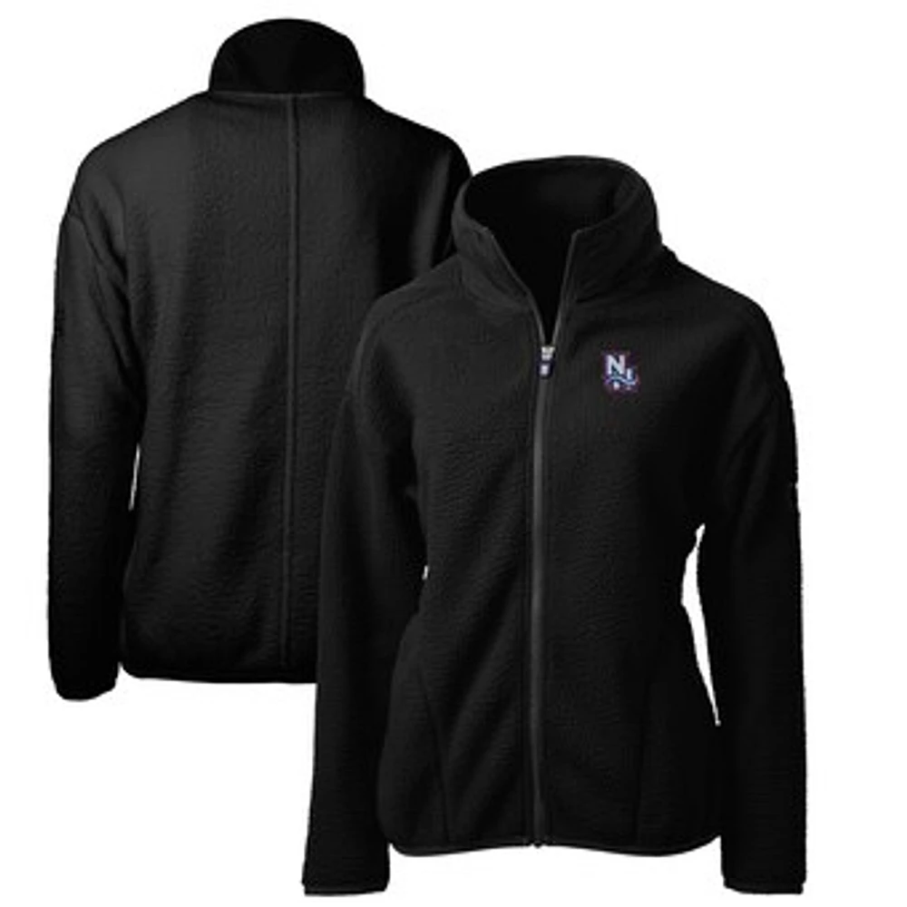 Women's Cutter & Buck New Hampshire Fisher Cats Cascade Eco Sherpa Full-Zip Fleece Jacket