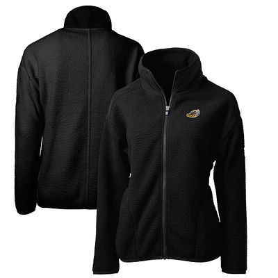 Women's Cutter & Buck Akron RubberDucks Cascade Eco Sherpa Full-Zip Fleece Jacket