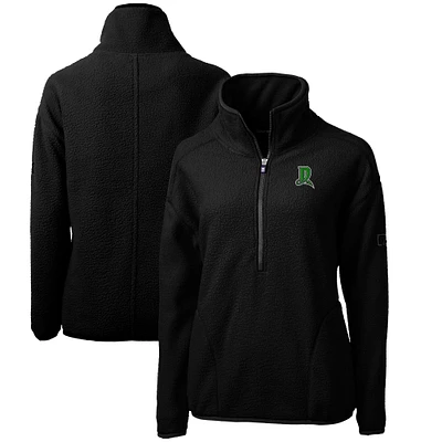 Women's Cutter & Buck Dayton Dragons Cascade Eco Sherpa Fleece Half-Zip Jacket