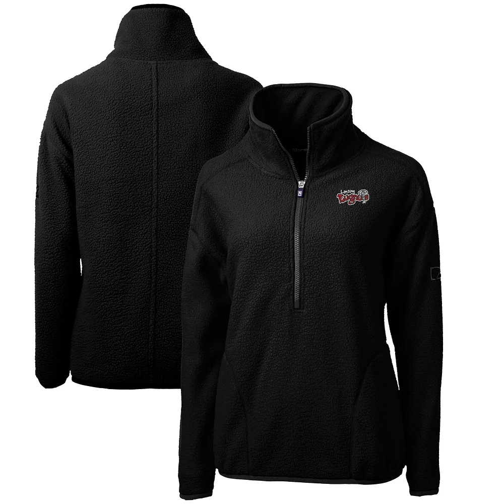 Women's Cutter & Buck Lansing Lugnuts Cascade Eco Sherpa Fleece Half-Zip Jacket