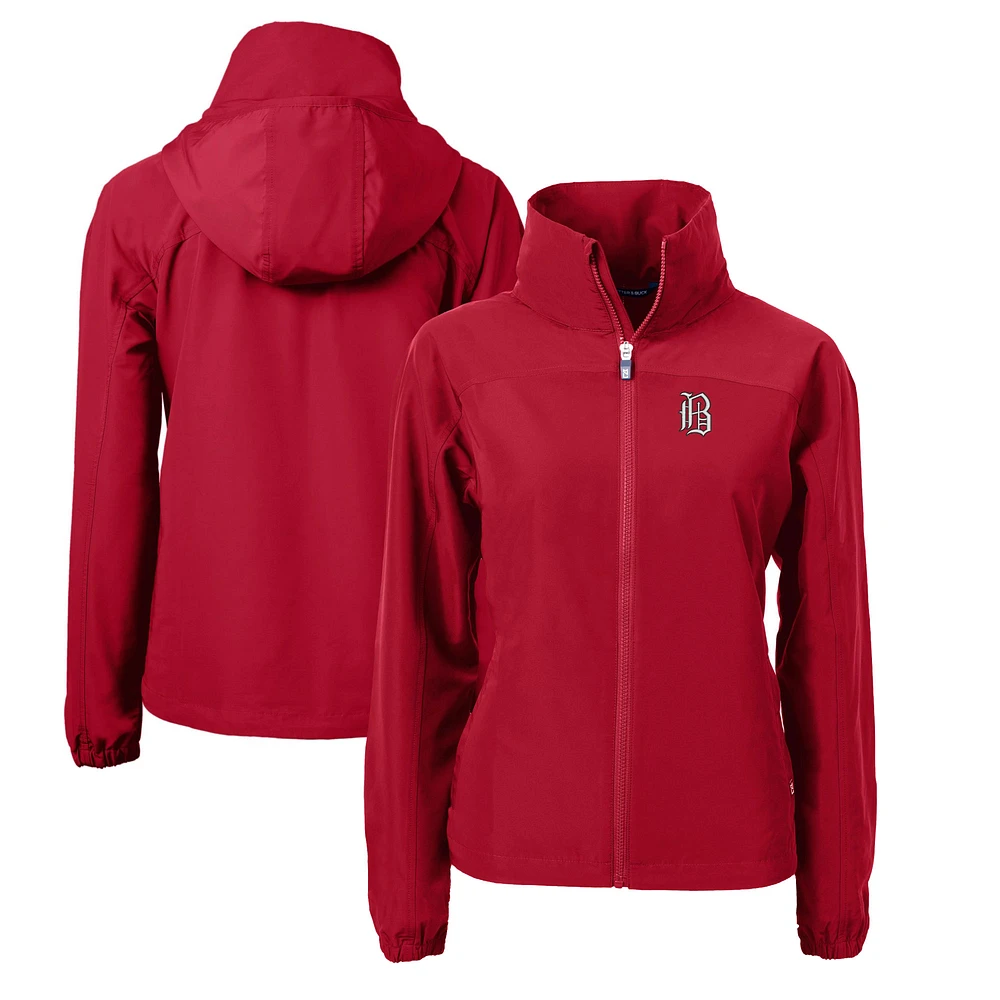 Women's Cutter & Buck Birmingham Barons Charter Eco Recycled Full-Zip Jacket