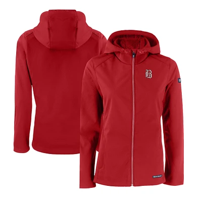 Women's Cutter & Buck Birmingham Barons Evoke Eco Softshell Recycled Full-Zip Jacket