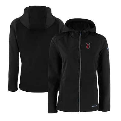 Women's Cutter & Buck Indianapolis Indians Evoke Eco Softshell Recycled Full-Zip Jacket