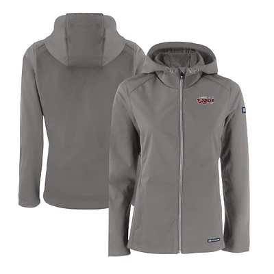 Women's Cutter & Buck Steel Lansing Lugnuts Evoke Eco Softshell Recycled Full-Zip Jacket