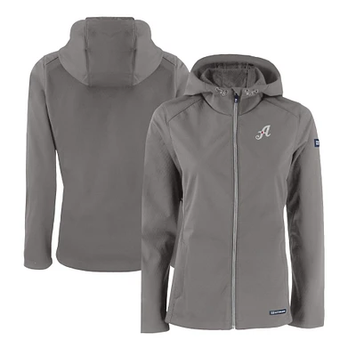 Women's Cutter & Buck Steel Reno Aces Evoke Eco Softshell Recycled Full-Zip Jacket