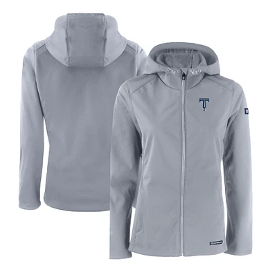 Women's Cutter & Buck Tulsa Drillers Evoke Eco Softshell Recycled Full-Zip Jacket