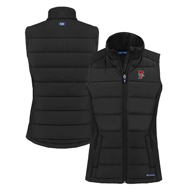 Women's Cutter & Buck Fresno Grizzlies Evoke Hybrid PrimaLoft Eco Softshell Recycled Full-Zip Vest