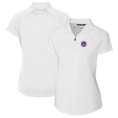 Women's Cutter & Buck South Bend Cubs Forge DryTec Raglan Stretch Polo