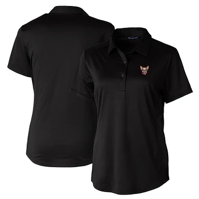 Women's Cutter & Buck Black El Paso Chihuahuas Prospect Textured Stretch Polo