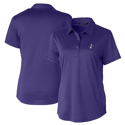 Women's Cutter & Buck Purple Albuquerque Isotopes Prospect Textured Stretch Polo