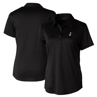 Women's Cutter & Buck Black Albuquerque Isotopes Prospect Textured Stretch Polo