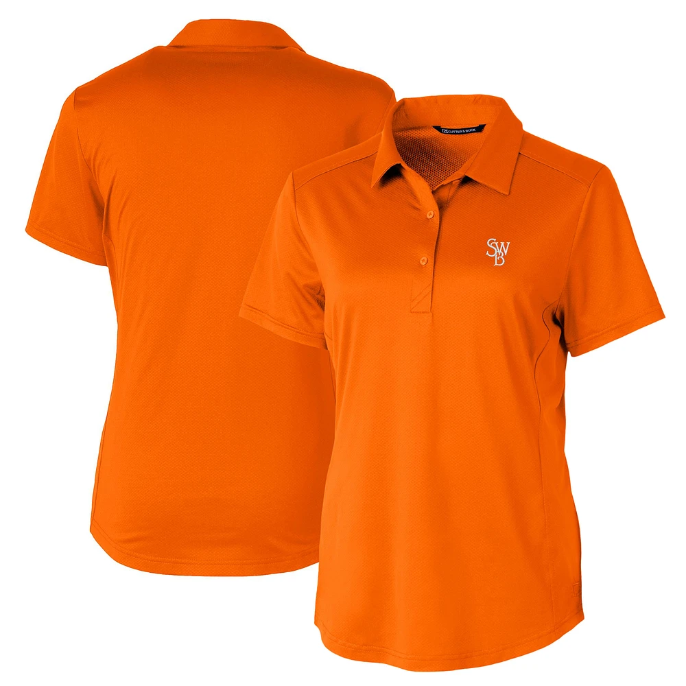 Women's Cutter & Buck Scranton Wilkes-Barre RailRiders Prospect Textured Stretch Polo