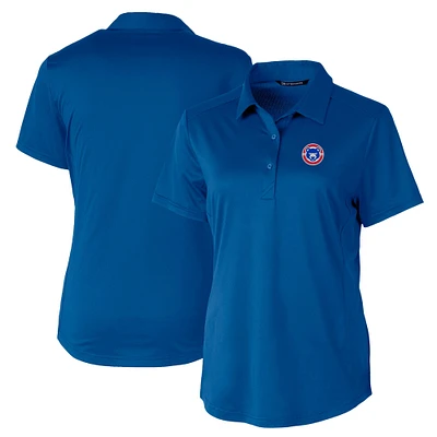 Women's Cutter & Buck Blue South Bend Cubs Prospect Textured Stretch Polo
