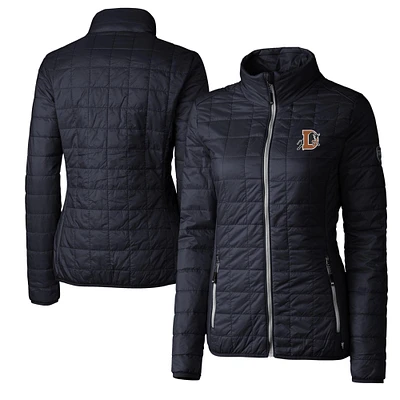 Women's Cutter & Buck Navy Durham Bulls Rainier Primaloft Eco Full-Zip Jacket
