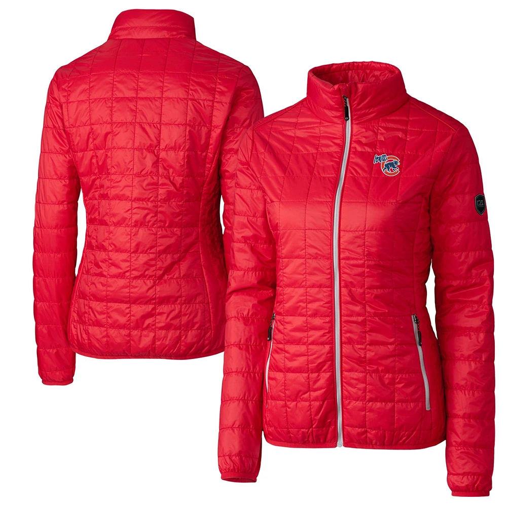Women's Cutter & Buck Iowa Cubs Rainier Primaloft Eco Full-Zip Jacket