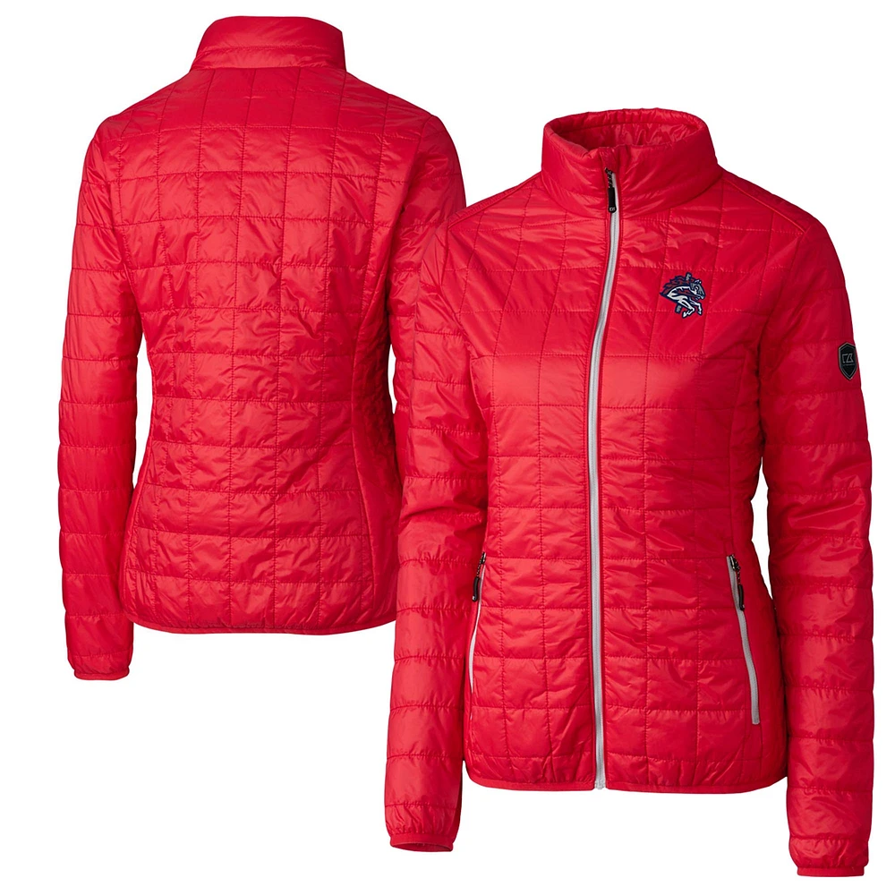 Women's Cutter & Buck Binghamton Rumble Ponies Rainier Primaloft Eco Full-Zip Jacket