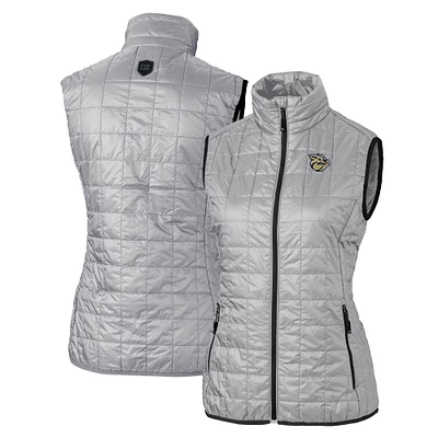 Women's Cutter & Buck Lehigh Valley IronPigs Rainier PrimaLoft Eco Insulated Full-Zip Puffer Vest