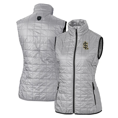 Women's Cutter & Buck Salt Lake Bees Rainier PrimaLoft Eco Insulated Full-Zip Puffer Vest