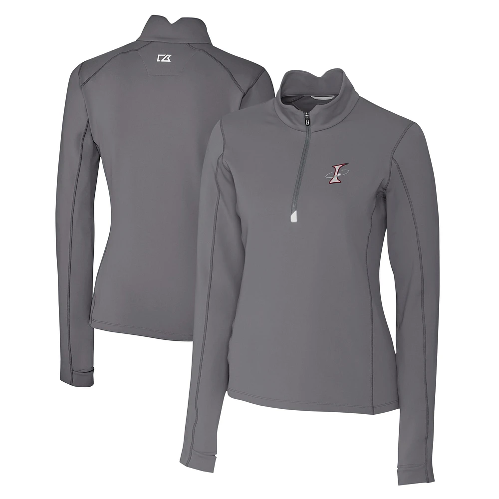 Women's Cutter & Buck Albuquerque Isotopes Traverse DryTec Stretch Quarter-Zip Pullover Top