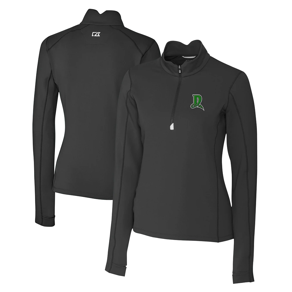 Women's Cutter & Buck Dayton Dragons Traverse DryTec Stretch Quarter-Zip Pullover Top