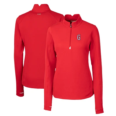 Women's Cutter & Buck Greenville Drive Traverse DryTec Stretch Quarter-Zip Pullover Top