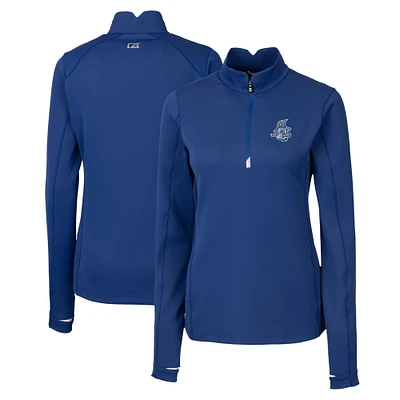 Women's Cutter & Buck Hartford Yard Goats Traverse DryTec Stretch Quarter-Zip Pullover Top