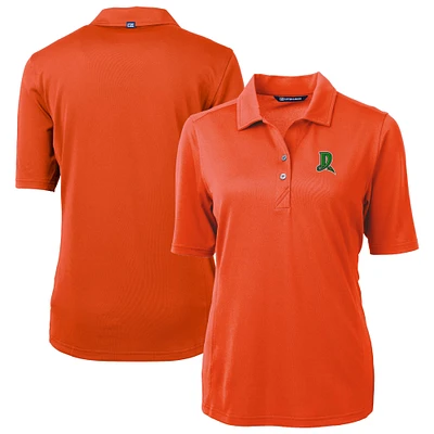 Women's Cutter & Buck Dayton Dragons Virtue DryTec Eco Pique Recycled Polo