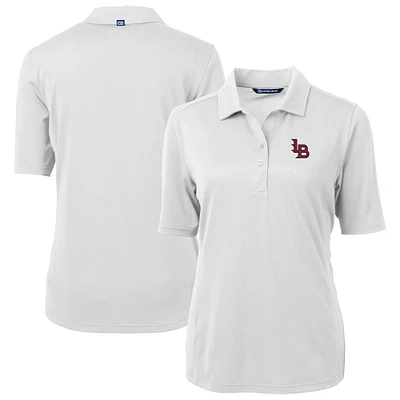 Women's Cutter & Buck Louisville Bats Virtue DryTec Eco Pique Recycled Polo