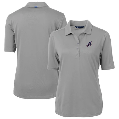 Women's Cutter & Buck Gray Reno Aces Virtue DryTec Eco Pique Recycled Polo