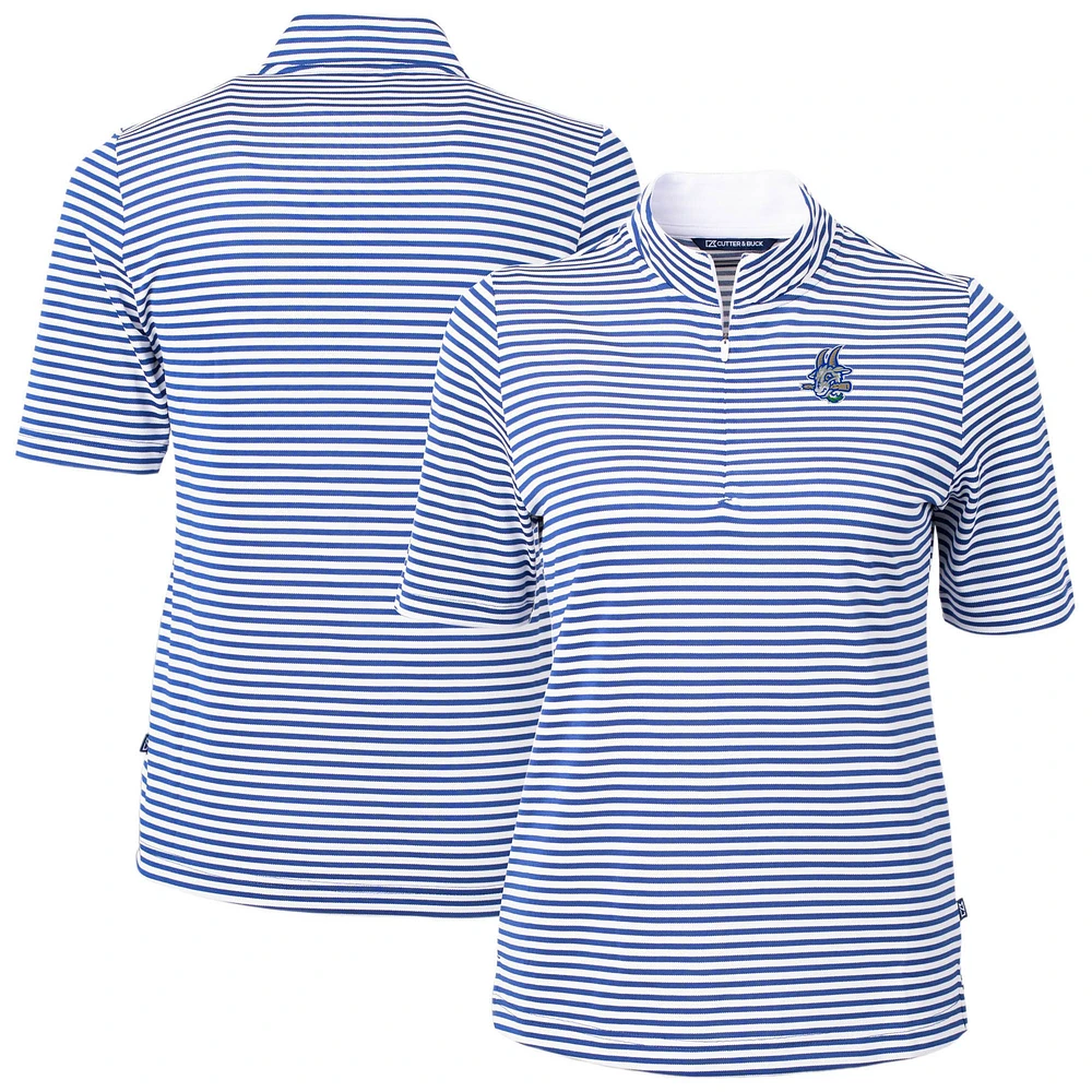 Women's Cutter & Buck Hartford Yard Goats Virtue DryTec Eco Pique Stripe Recycled Top