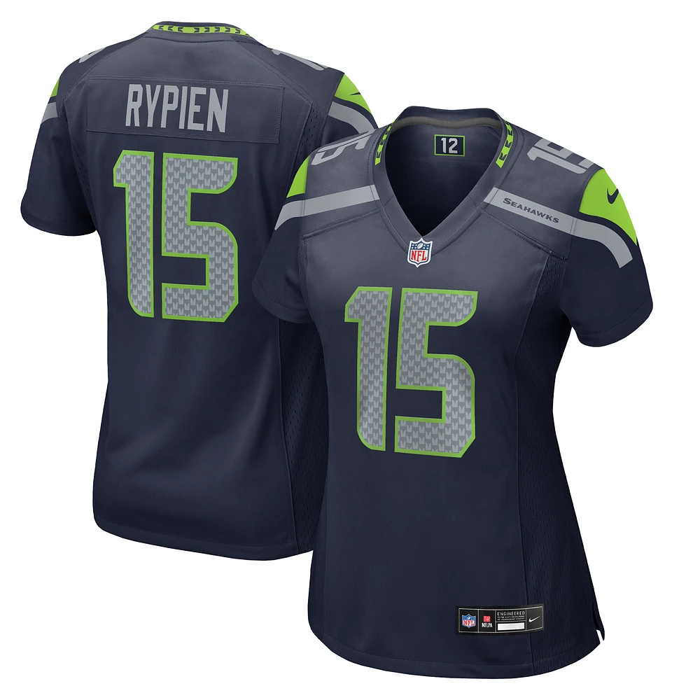 Women's Nike Brett Rypien College College Navy Seattle Seahawks Team Game Jersey