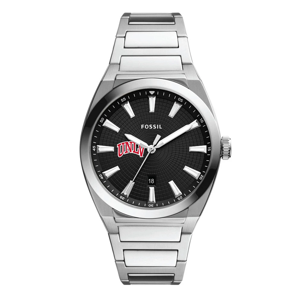Men's Fossil UNLV Rebels Everett Stainless Steel Watch