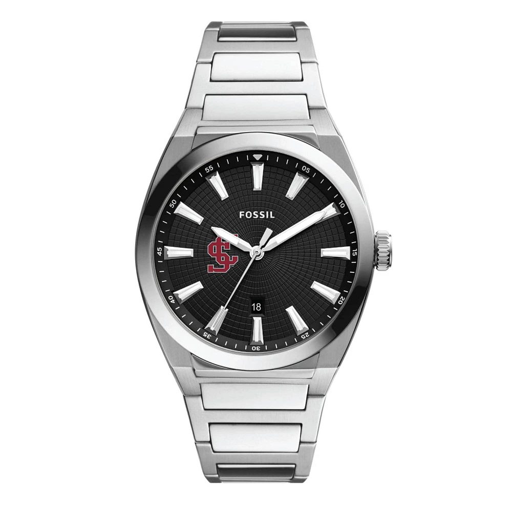 Men's Fossil Santa Clara Broncos Everett Stainless Steel Watch