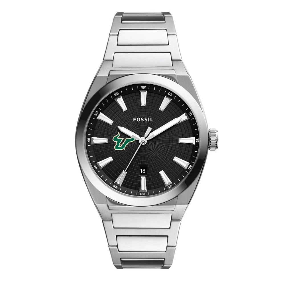 Men's Fossil South Florida Bulls Everett Stainless Steel Watch
