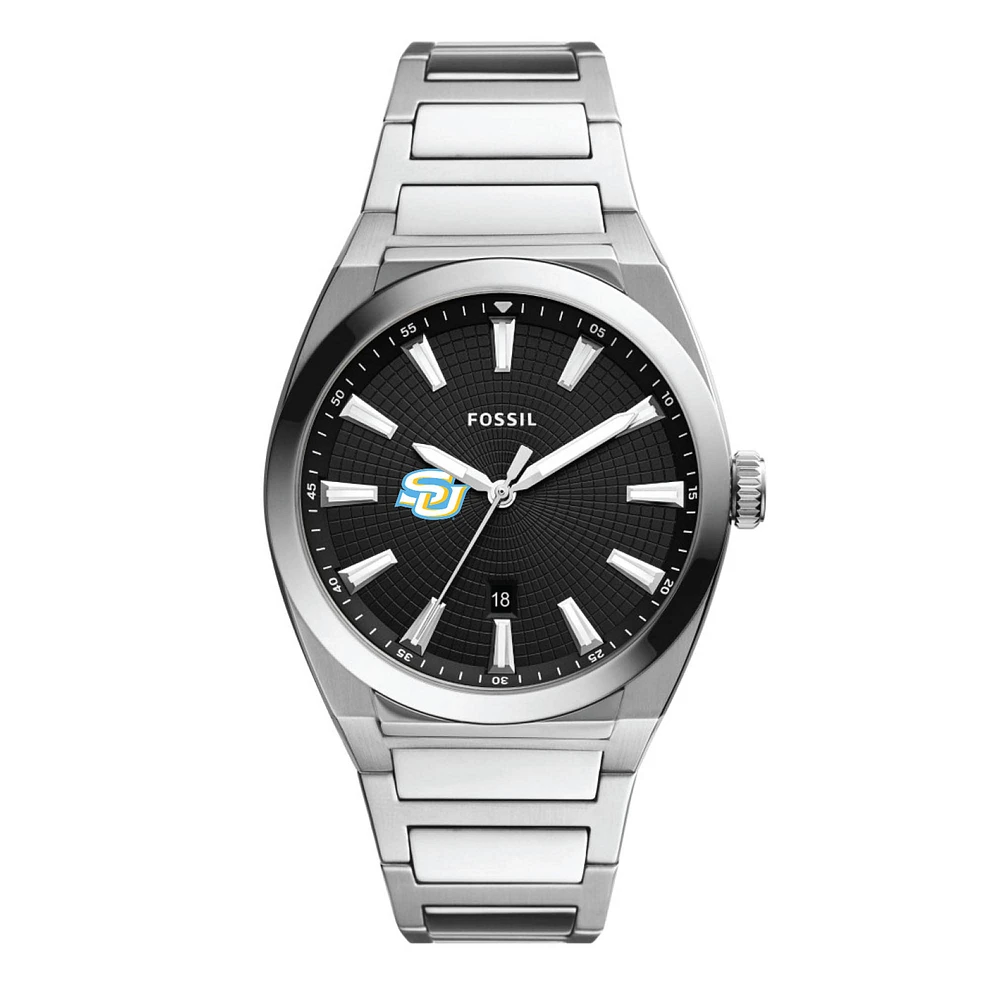 Men's Fossil Southern University Jaguars Everett Stainless Steel Watch