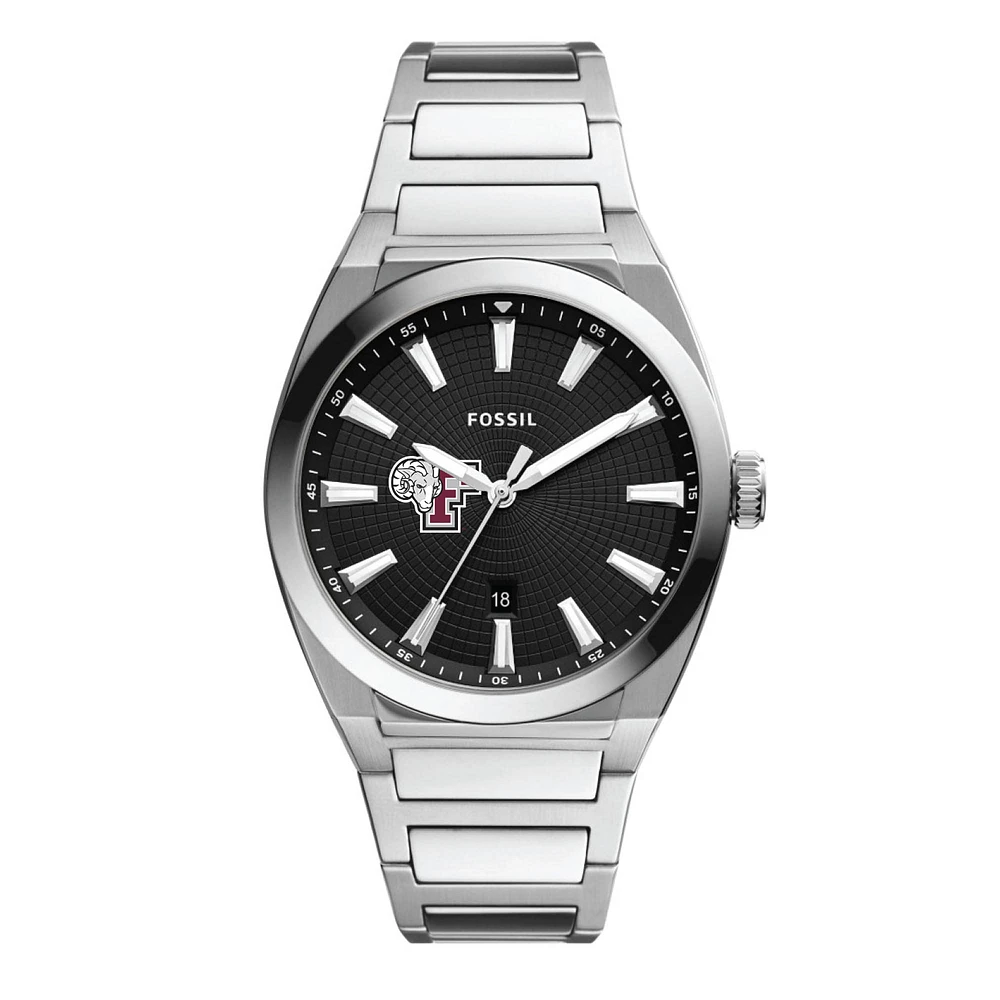 Men's Fossil Fordham Rams Everett Stainless Steel Watch