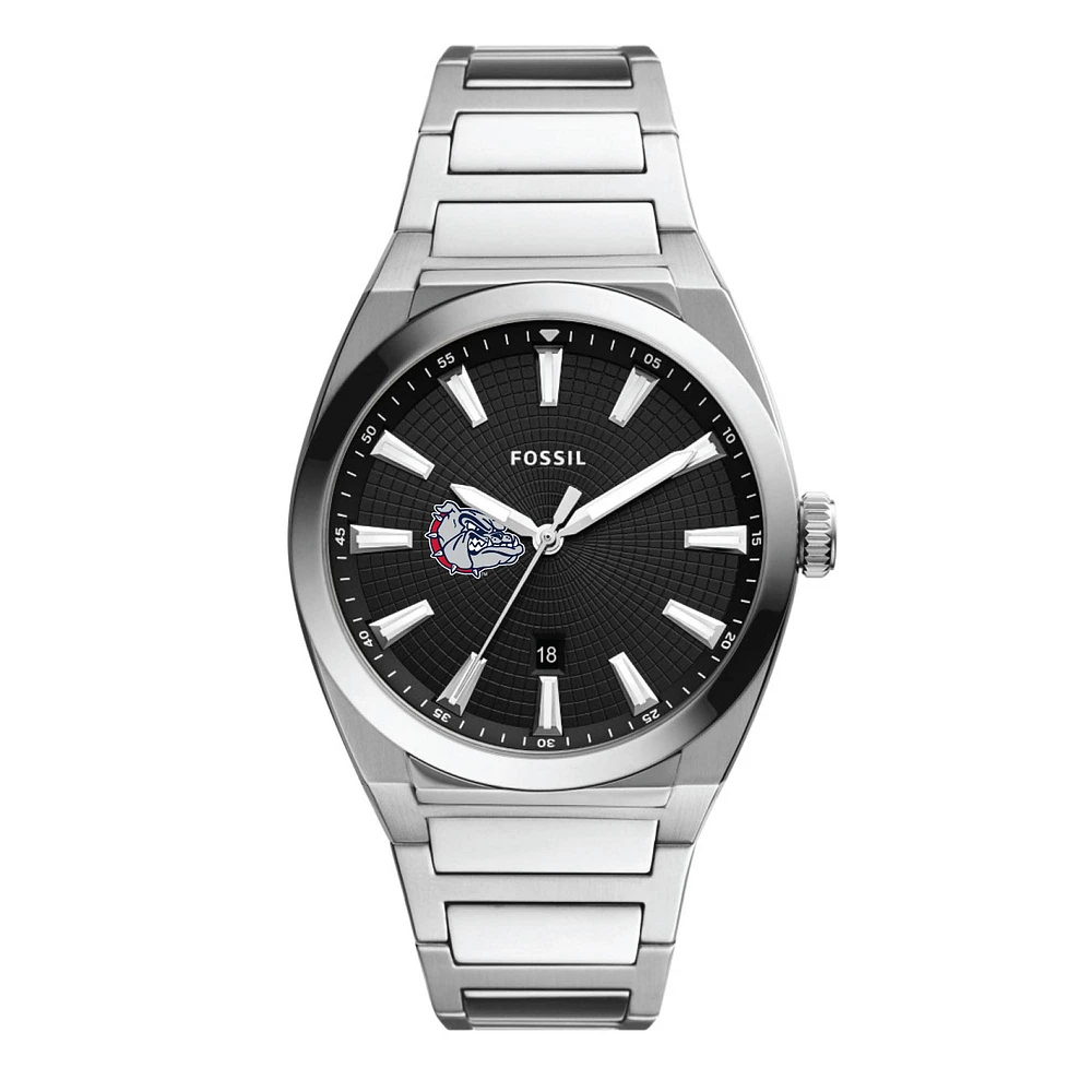 Men's Fossil Gonzaga Bulldogs Everett Stainless Steel Watch