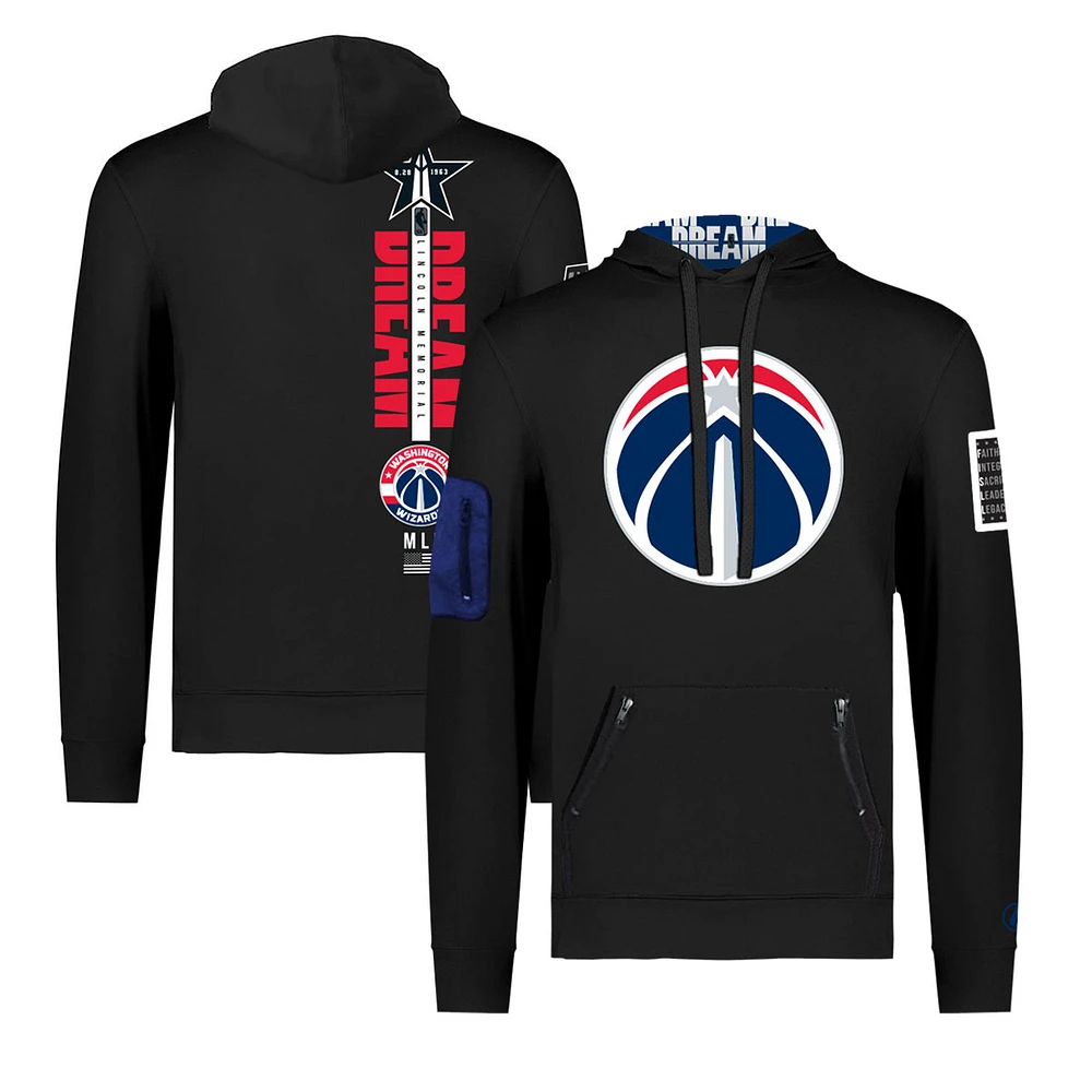 Unisex FISLL x Black History Collection Washington Wizards Pullover Hoodie